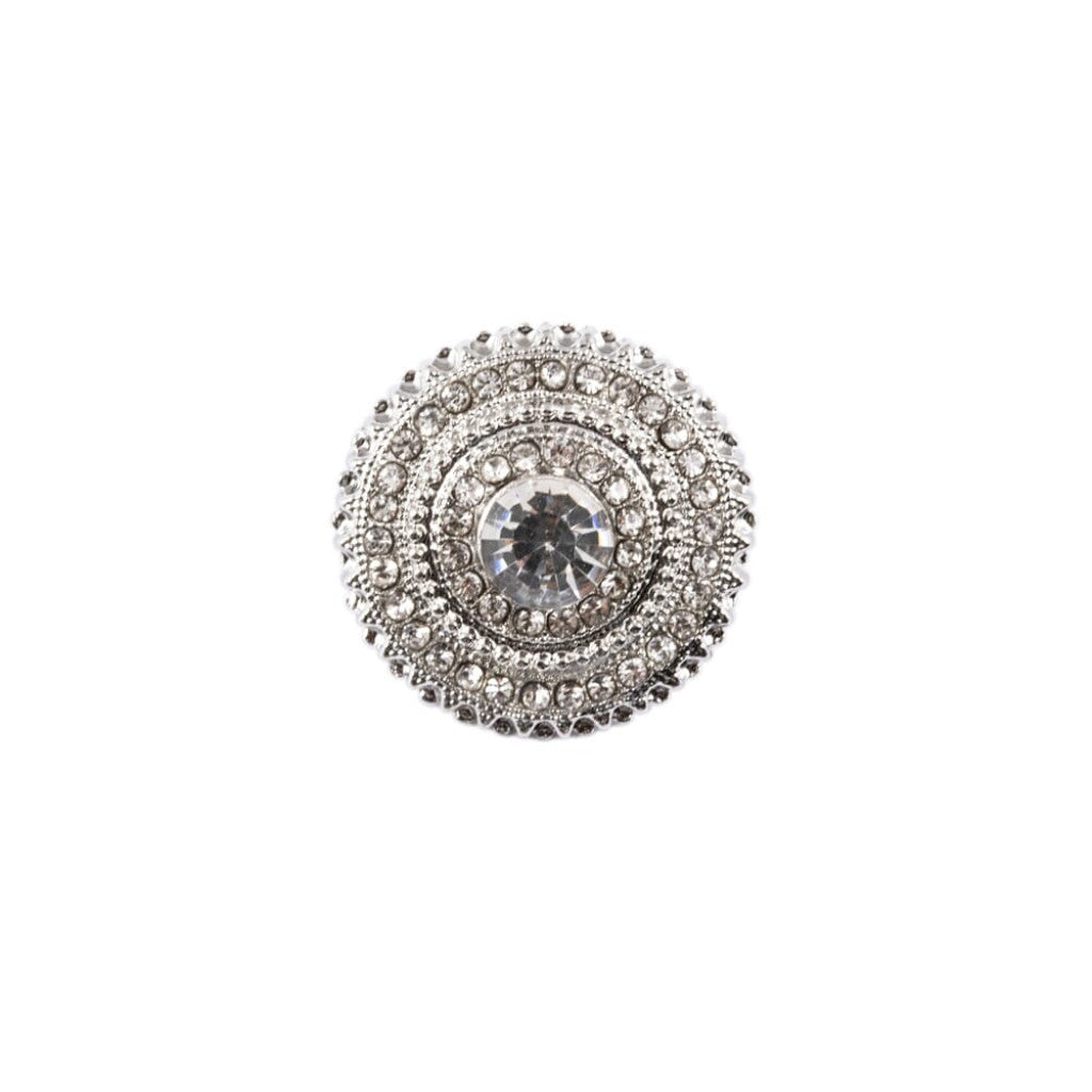 Knapp 22mm - Strass Sirkel (KN587)