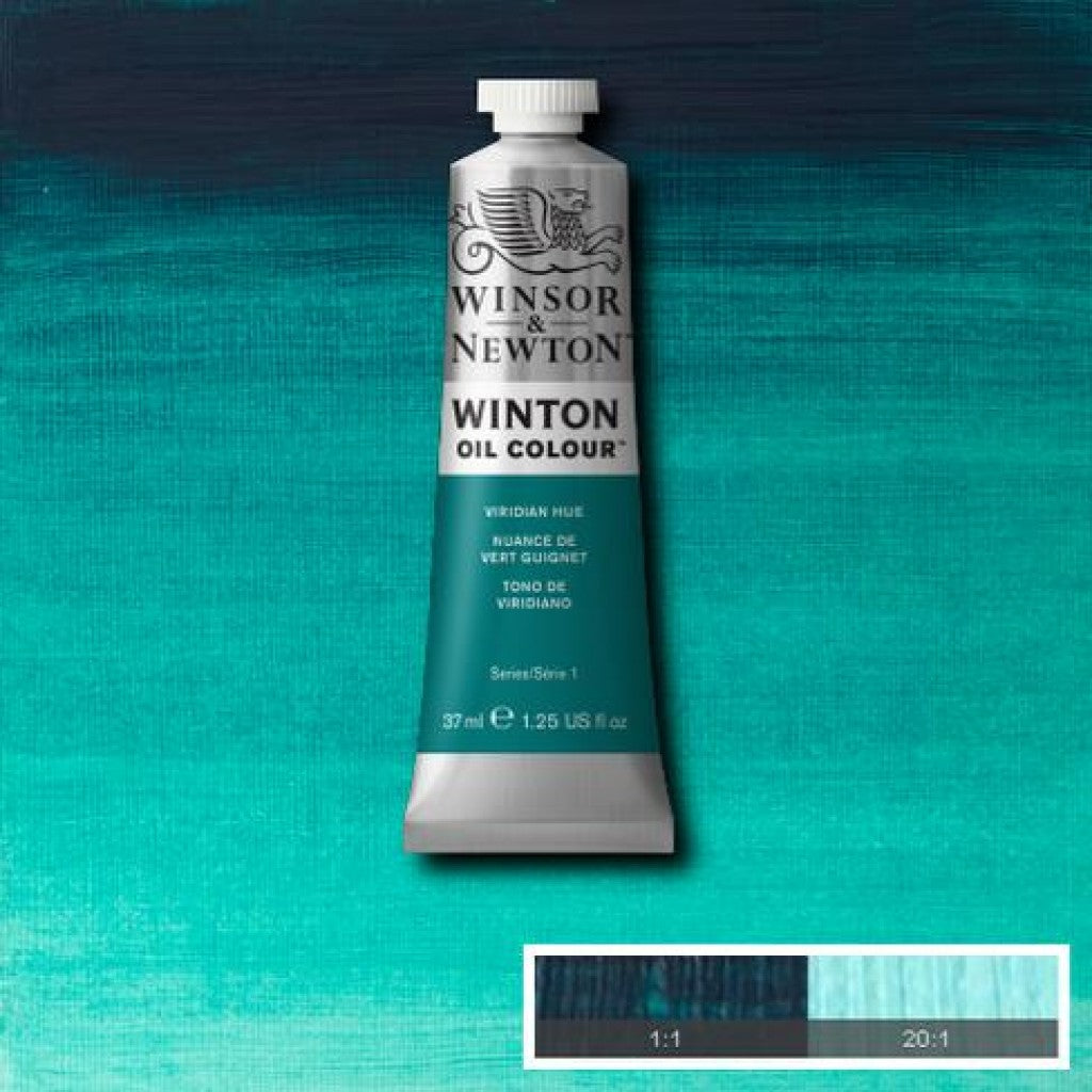 W&N - Winton Oil 37ml - 696 Viridian Hue