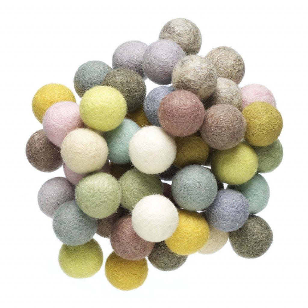 Ullkuler Pastell Ø20Mm 50Pk