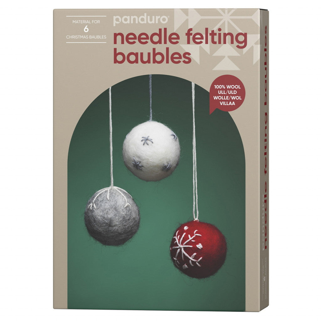Diy-Kit Wool Christmas Balls