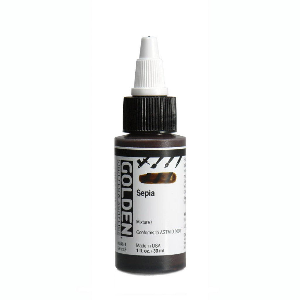 Golden High Flow Acrylics 30ml - Sepia