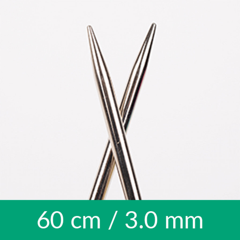 Drops Rundpinne Metall, 60cm - 3.00mm