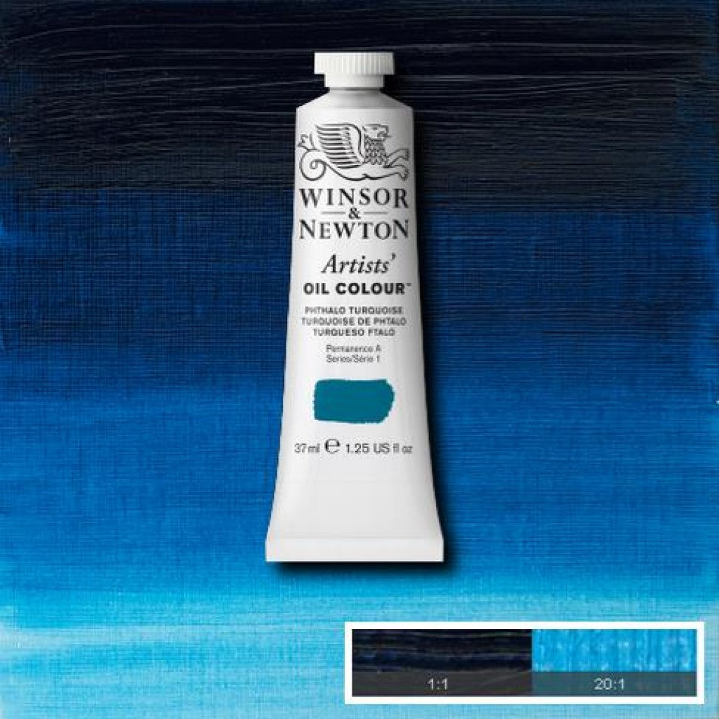 W&N - Artists Oil 37ml - 526 Phthalo Turquoise
