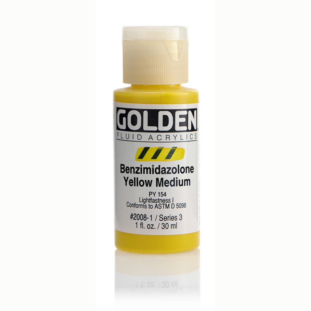 Golden - Fluid 30ml - 2008-1 Benzimidazolone Yellow Medium
