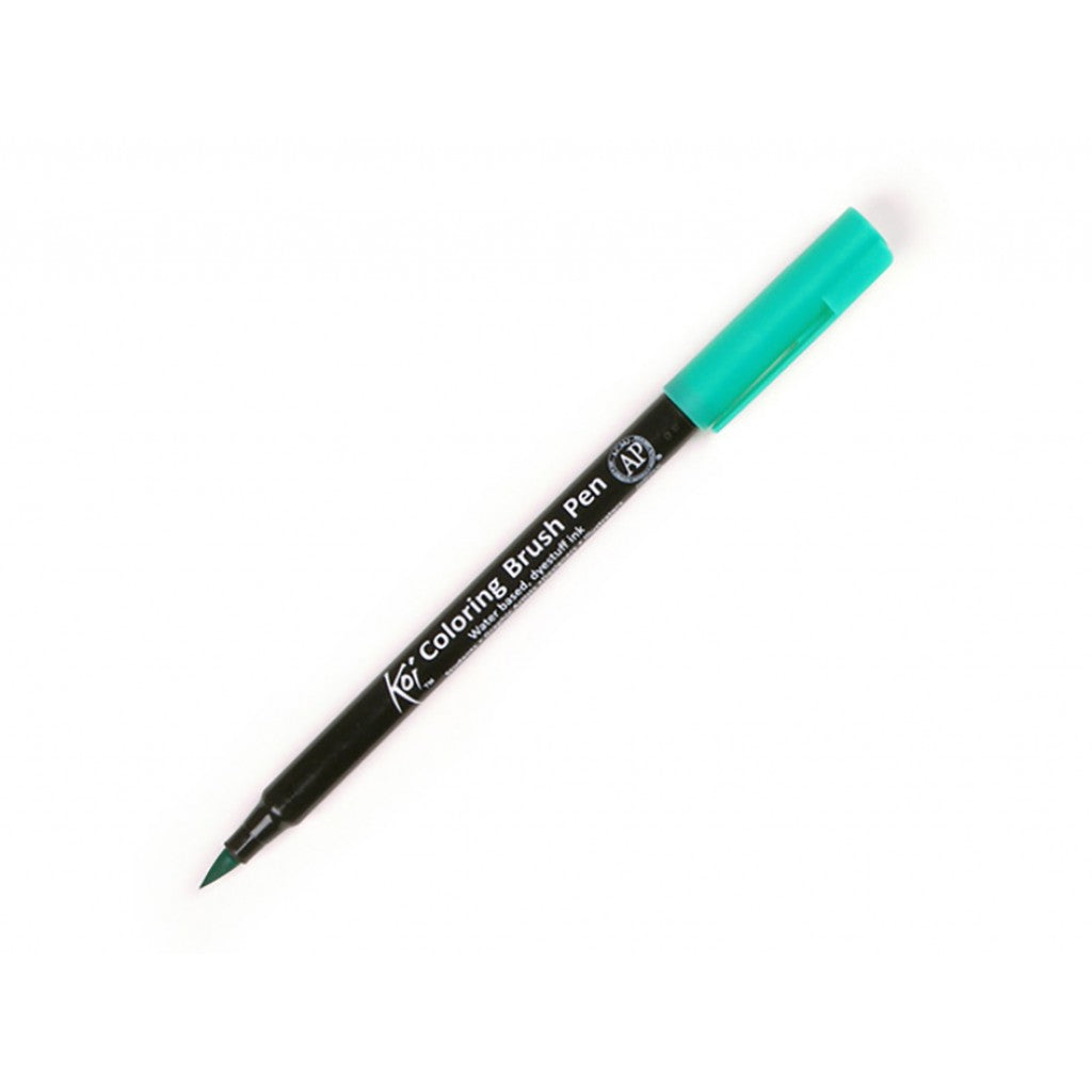 Sakura KOI Colouring Brush Pen - Bluegreen LT #28