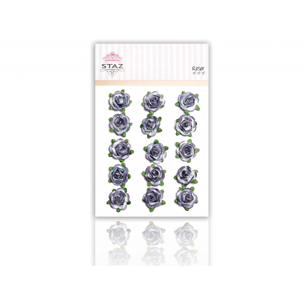 Staz Rose - 15mm - Purpur - 15stk