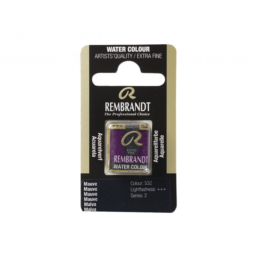 Rembrandt Akvarell Halfpan - Mauve 532