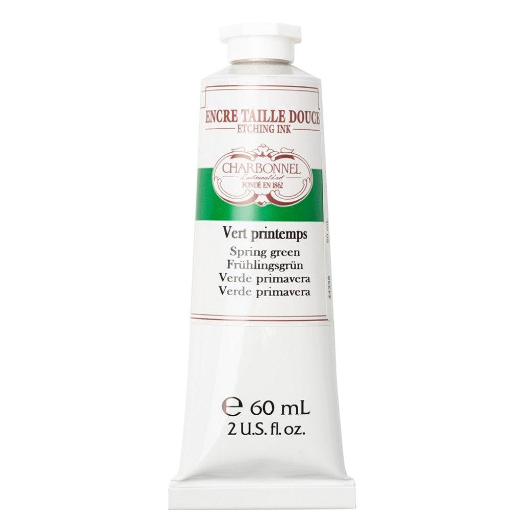 Charbonnel - Etching Ink 60ml - Spring Green - HobbyHimmelen