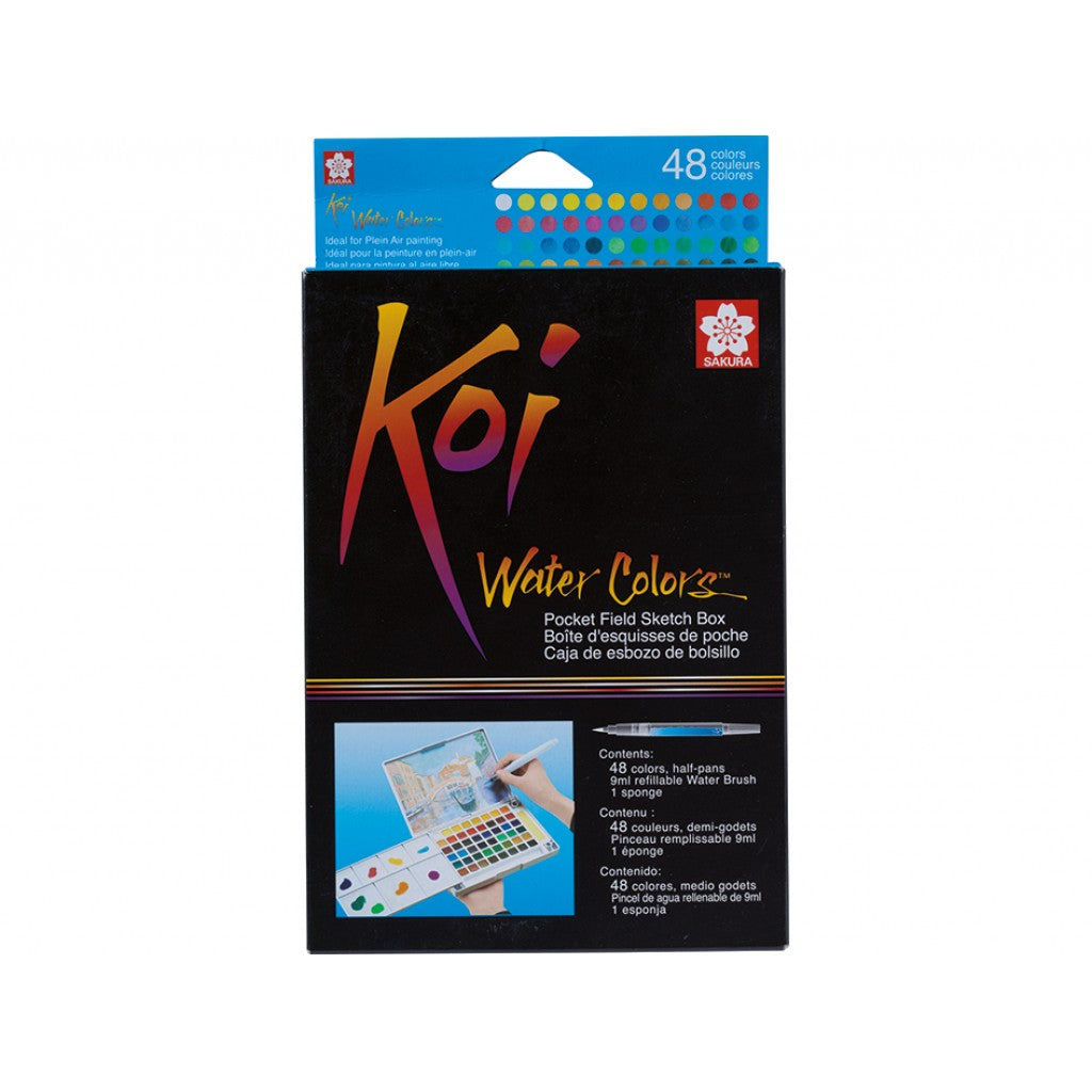 Sakura KOI Pocketbox Water Colors 48 farger