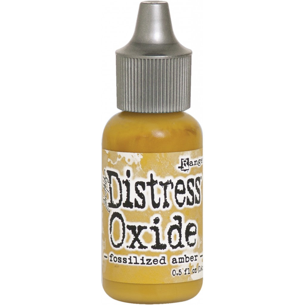Stempelblekk Tim Holtz Distress Oxides Reinker - Fossilized Amber