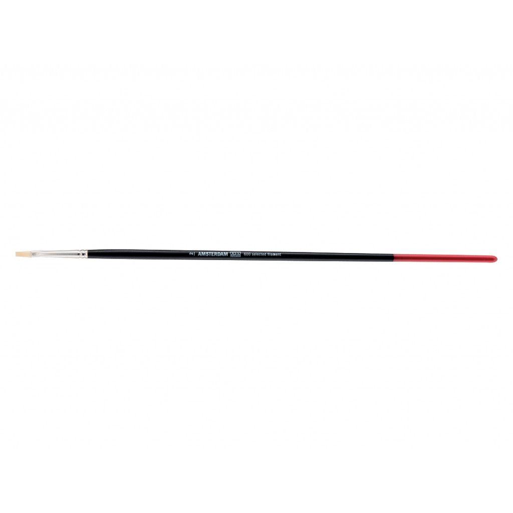 Amsterdam Pensel 600 - Flat - Str 2 - HobbyHimmelen