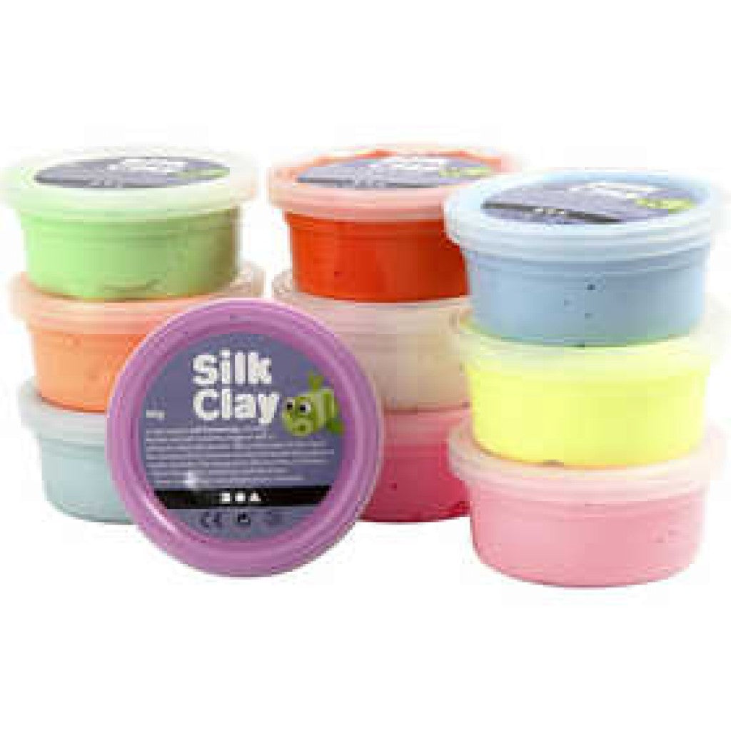 Silk Clay® - Neonfarger 10x40g