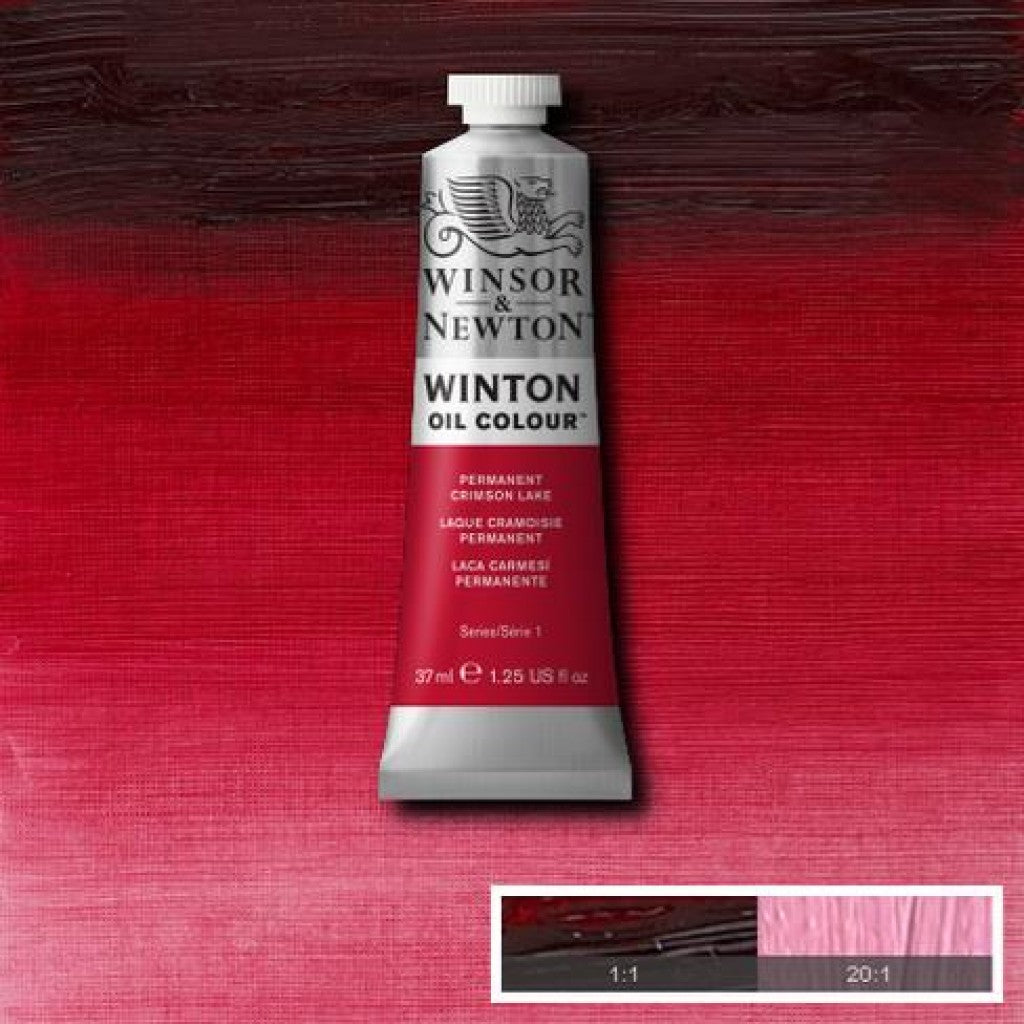 W&N - Winton Oil 37ml - 478 Permanent Crimson Lake