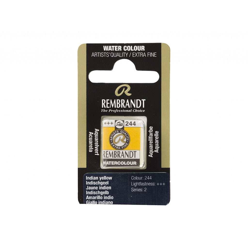 Rembrandt Akvarell Halfpan - Indian Yellow 244