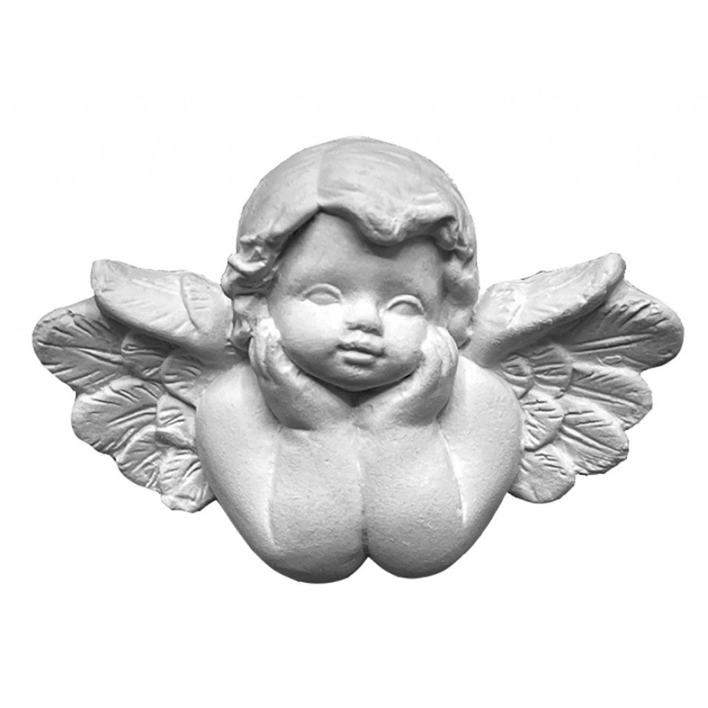Powertex Gipsfigur - Angel 2D - Dreaming angel