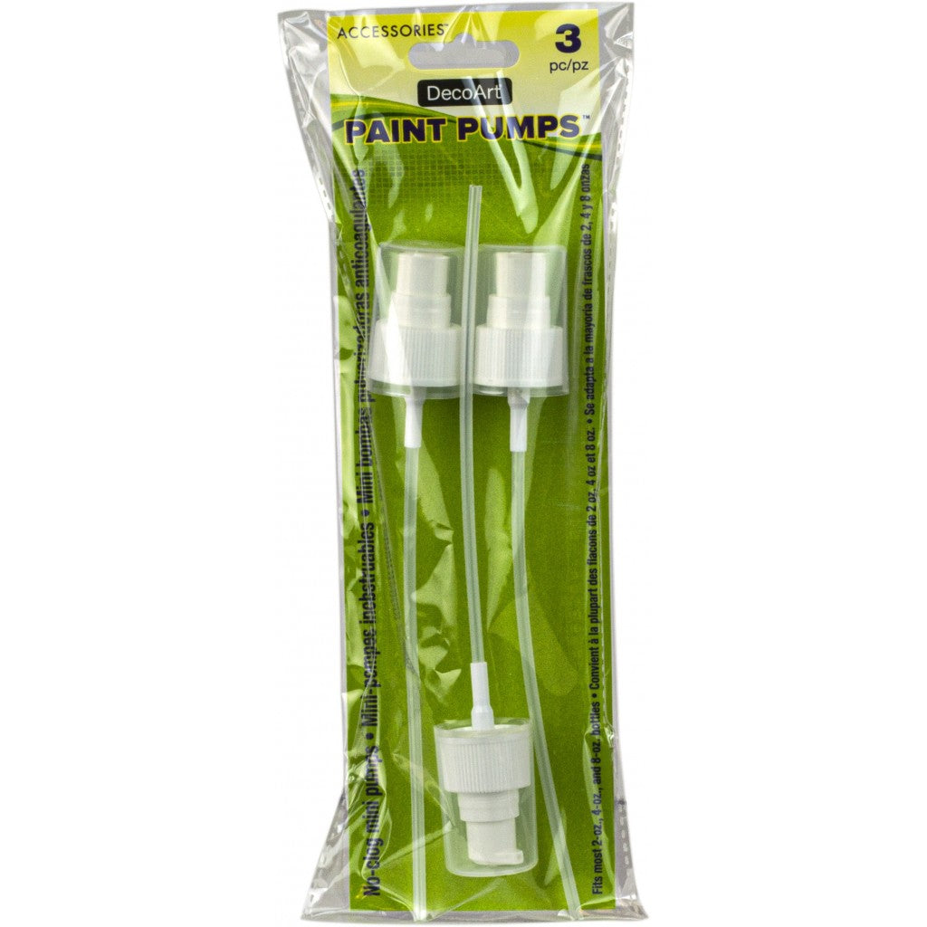 DecoArt -Paint Pumps 3stk - Malingspumpe