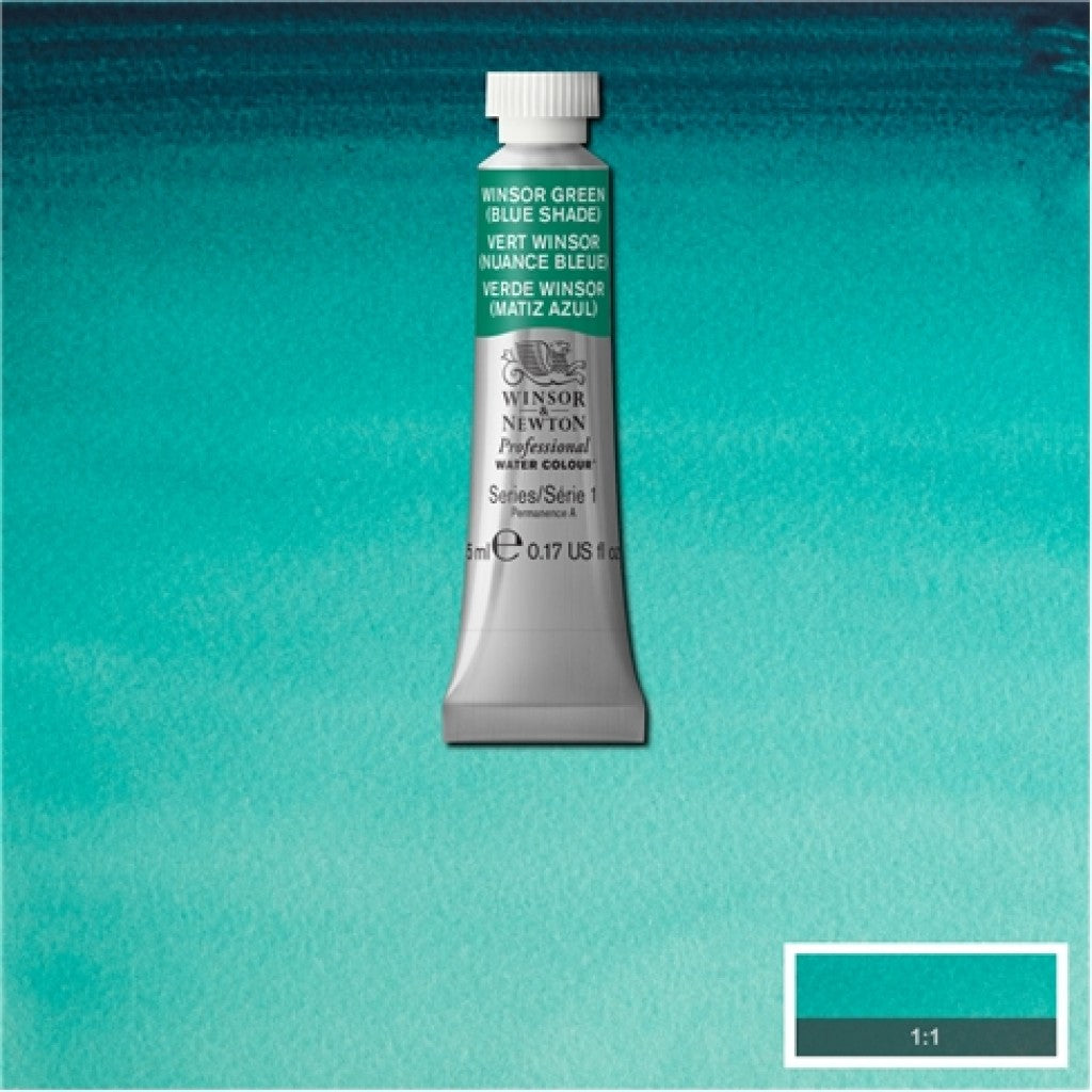 W&N - Artists Water Colour 5ml - 719 Winsor Green(Blue Shade)