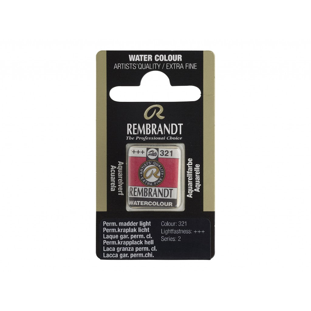 Rembrandt Akvarell Halfpan - Permanent Madder Light 321