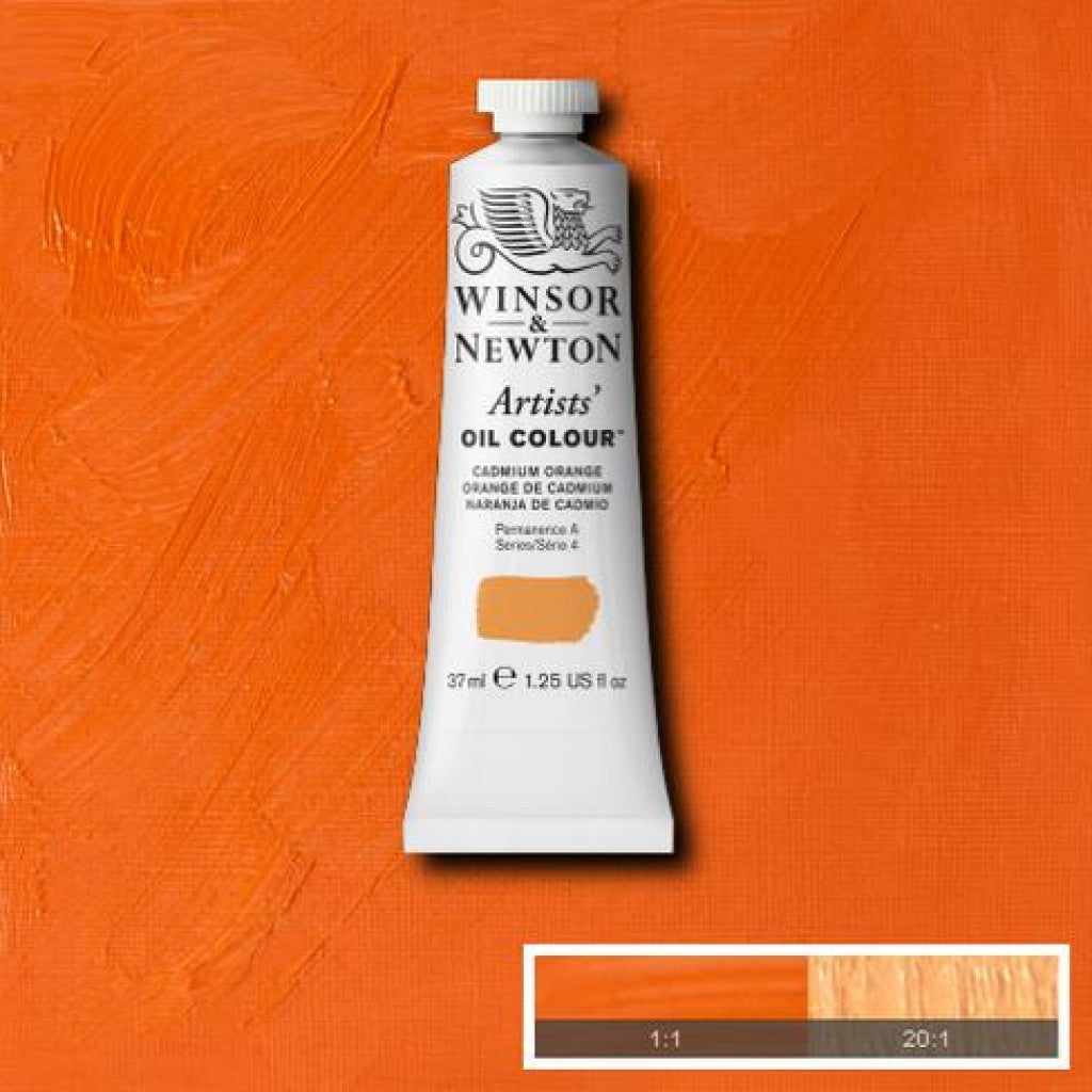 W&N - Artists Oil 37ml - 089 Cadmium Orange