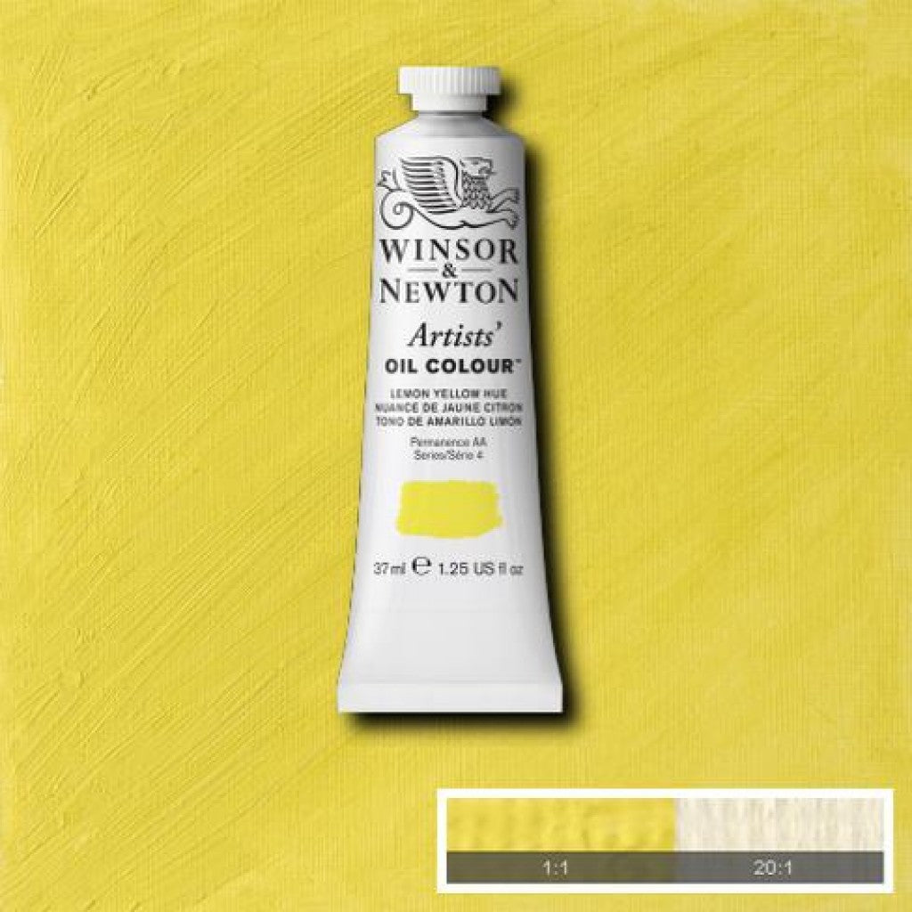 W&N - Artists Oil 37ml - 347 Lemon Yellow Hue