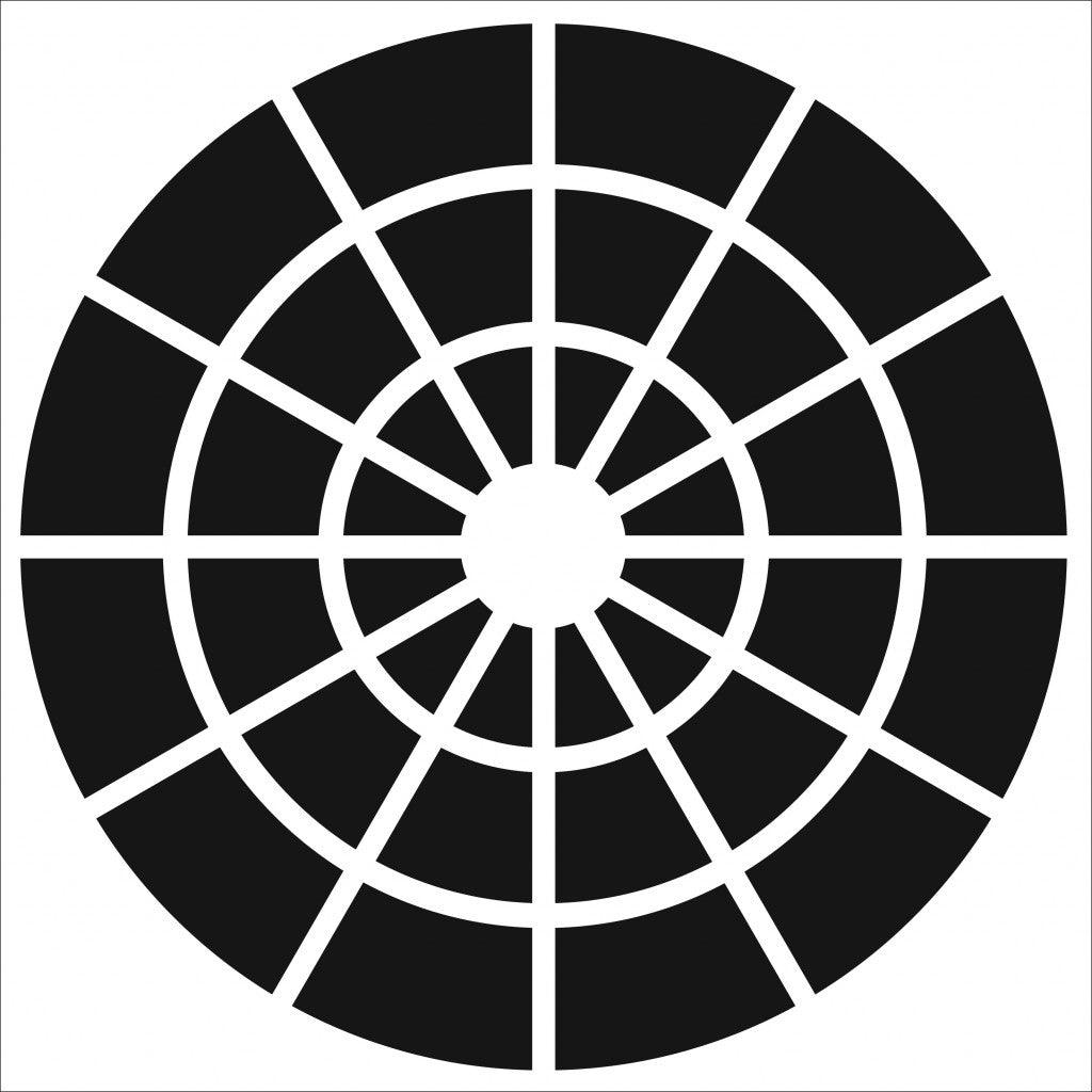 Crafter's Workshop Template Sjablong 30x30cm - Color Wheel - HobbyHimmelen