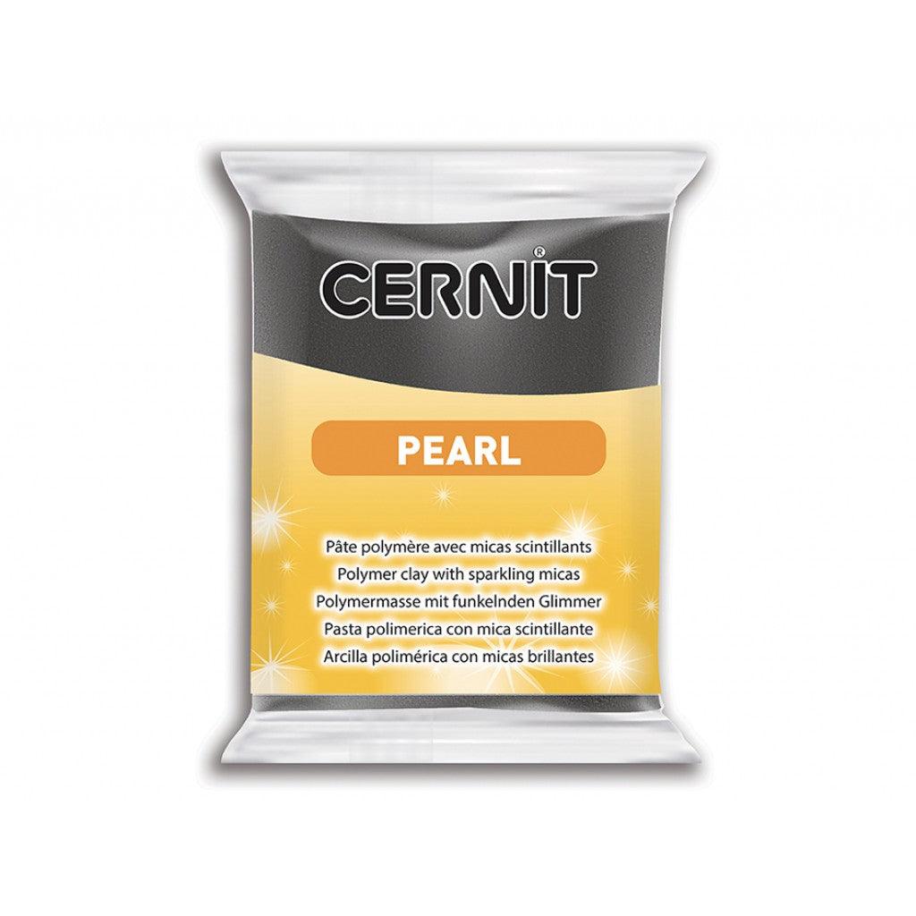 Cernit Polymerleire Pearl 56g - 100 Black - HobbyHimmelen