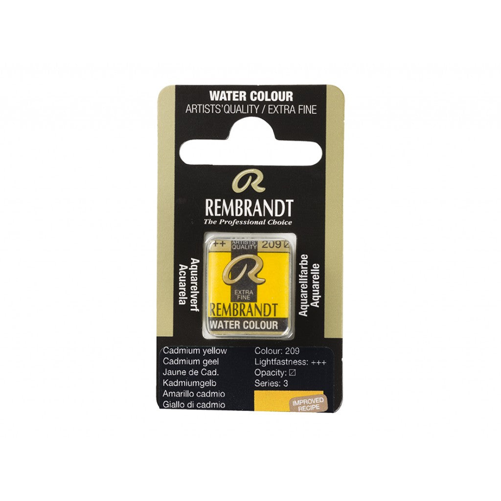 Rembrandt Akvarell Halfpan - Cadmium Yellow 209