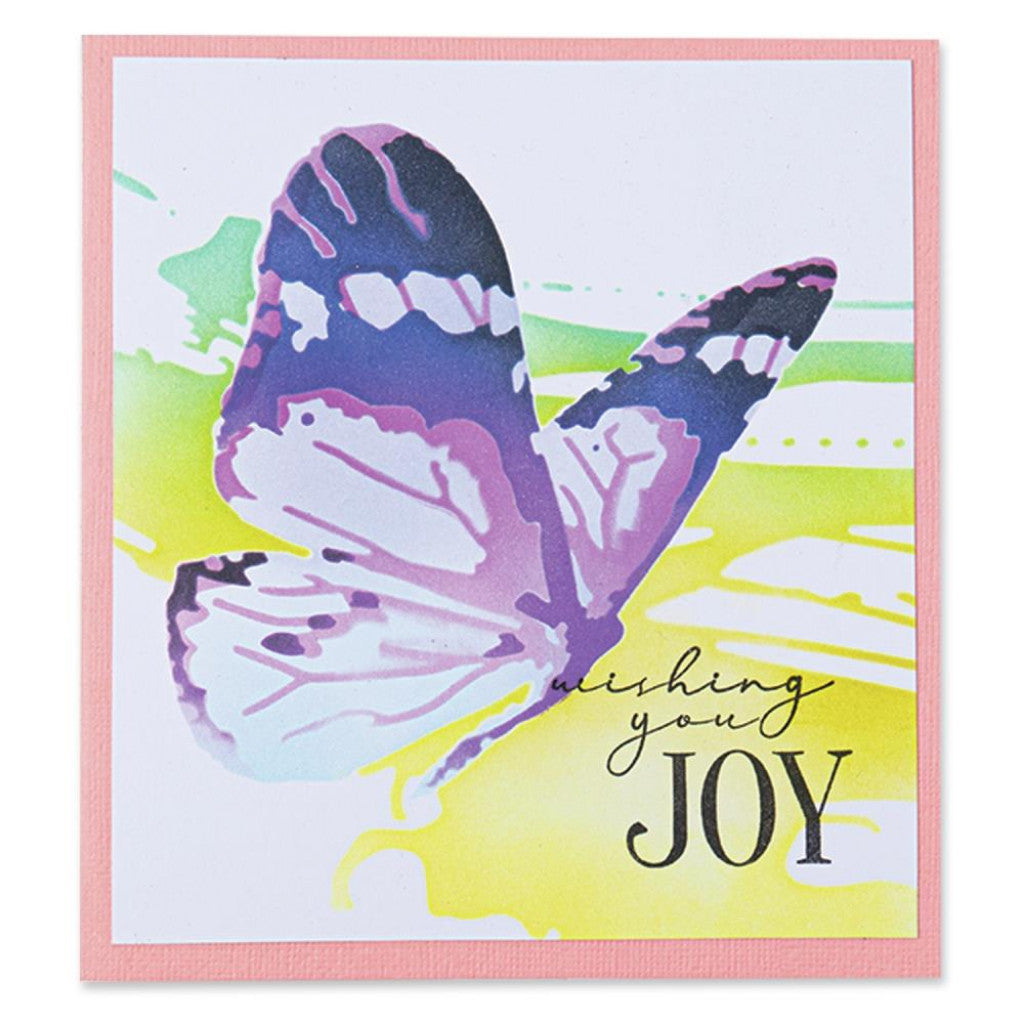 Sizzix Making Tool Layered Stencil 6"X6" (15x15cm) - Butterfly