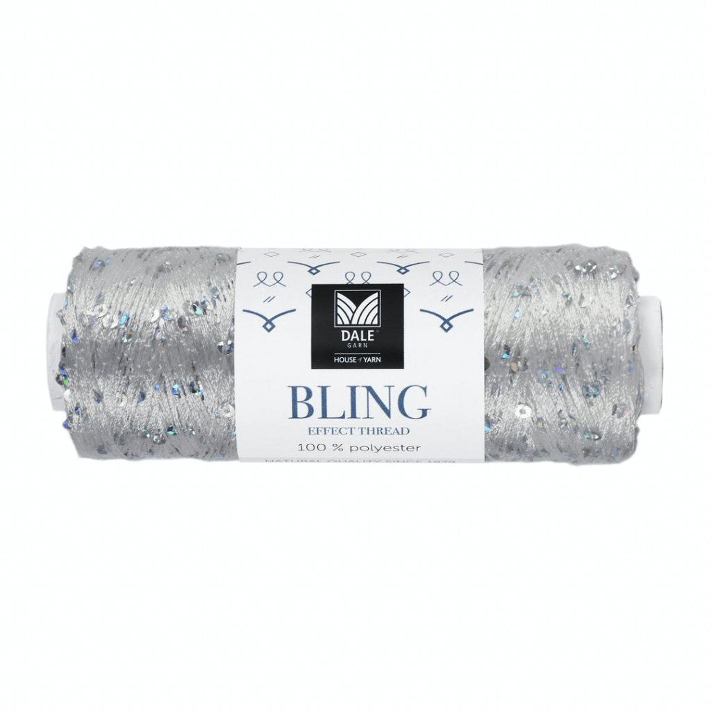 Bling Effekttråd - 701 Grå