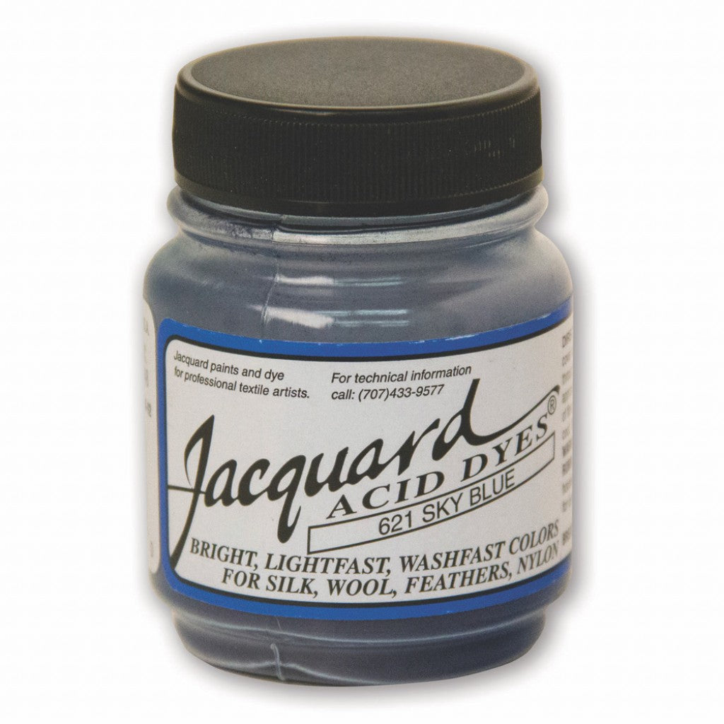 Jacquard Acid Dyes (Syrefarger), 14g - Sky Blue