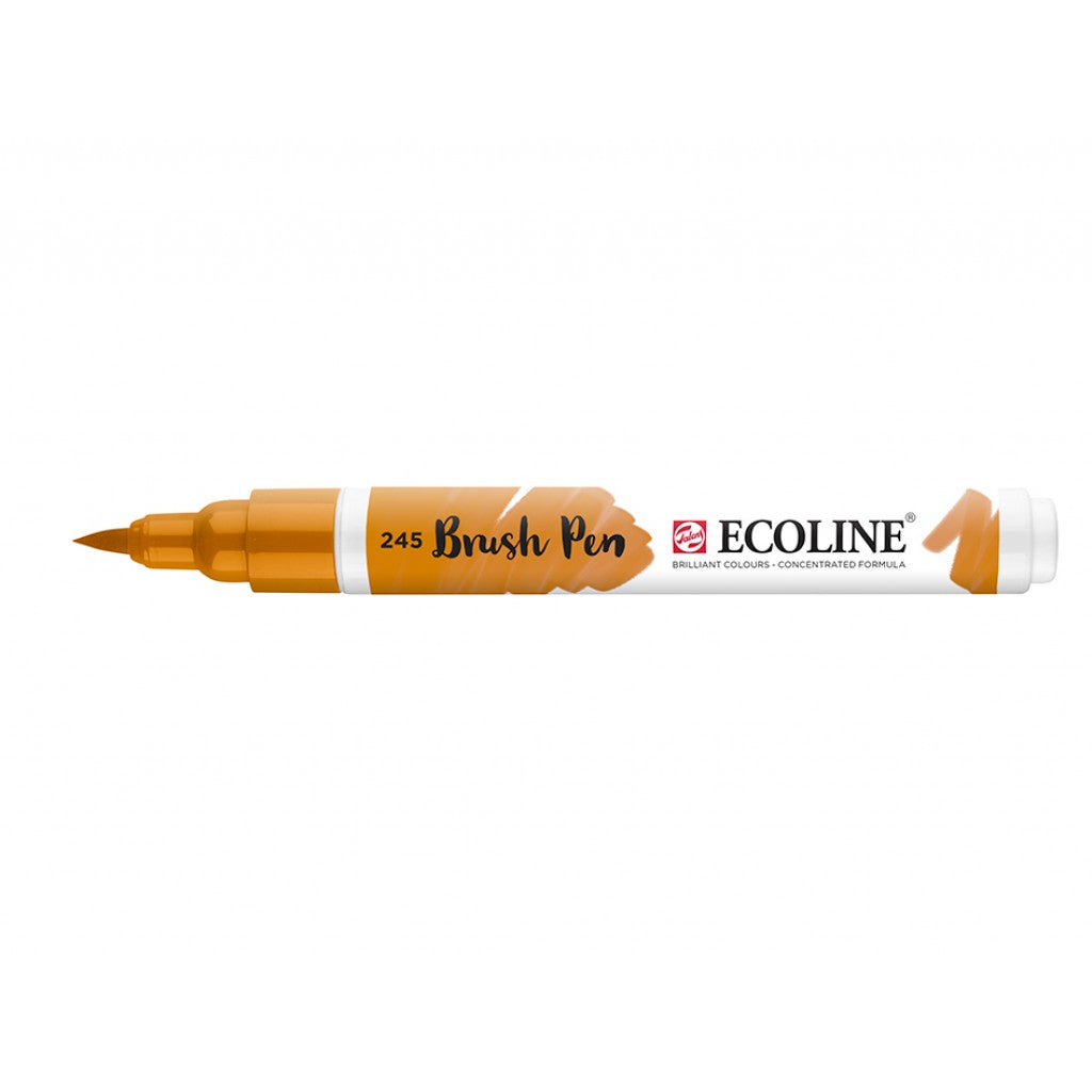 Talens Ecoline Brush Pen - 245 Saffron Yellow