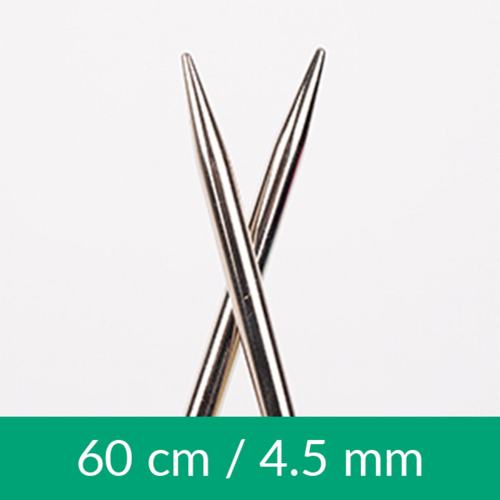 Drops Rundpinne Metall, 60cm - 4.50mm