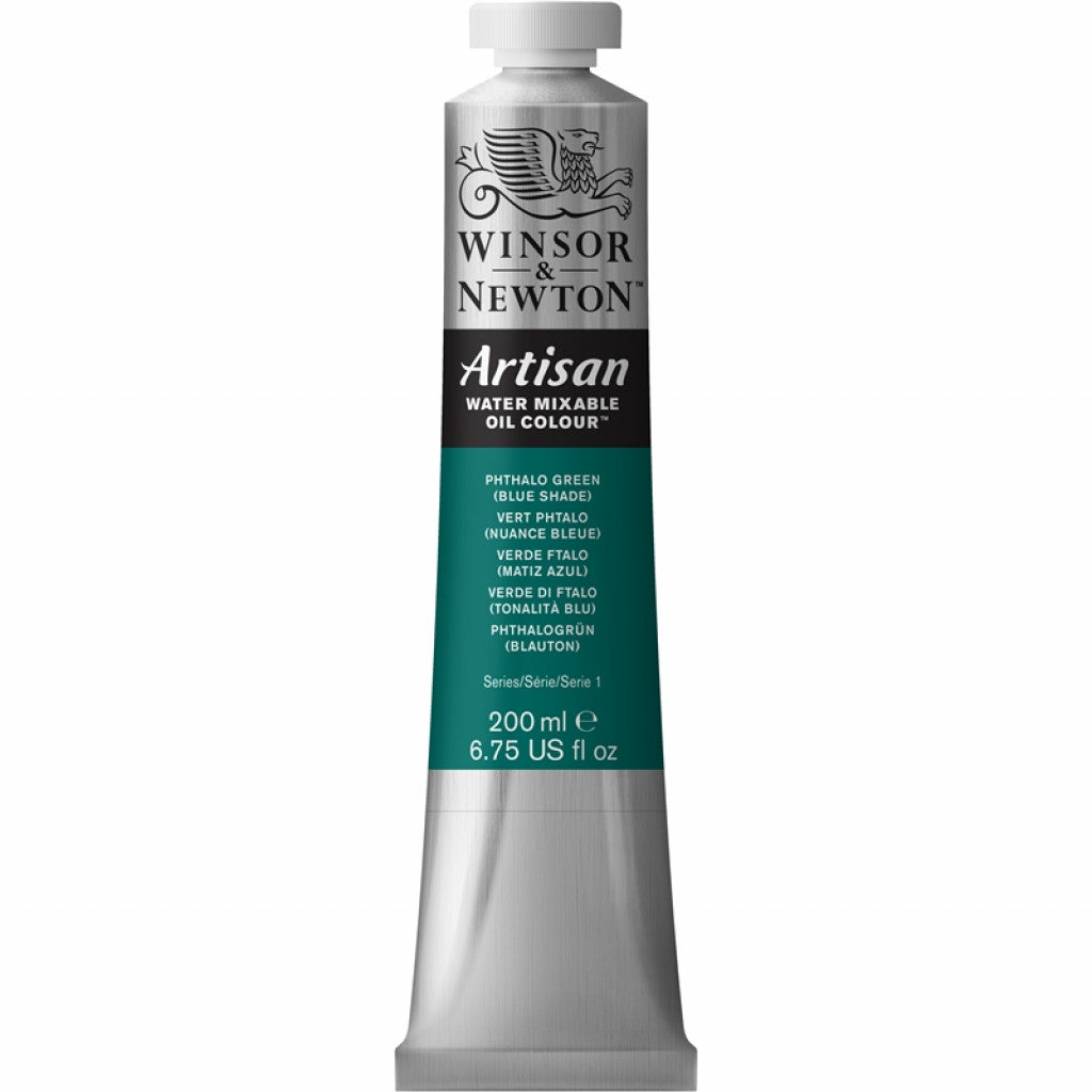 W&N - Artisan Water Mixable Oil 200ml - 522 Phthalo Green (Blue Shade)