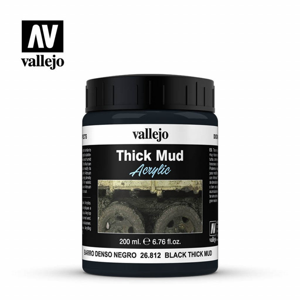 Vallejo Diorama Effects 26.812 - Black Mud 200ml