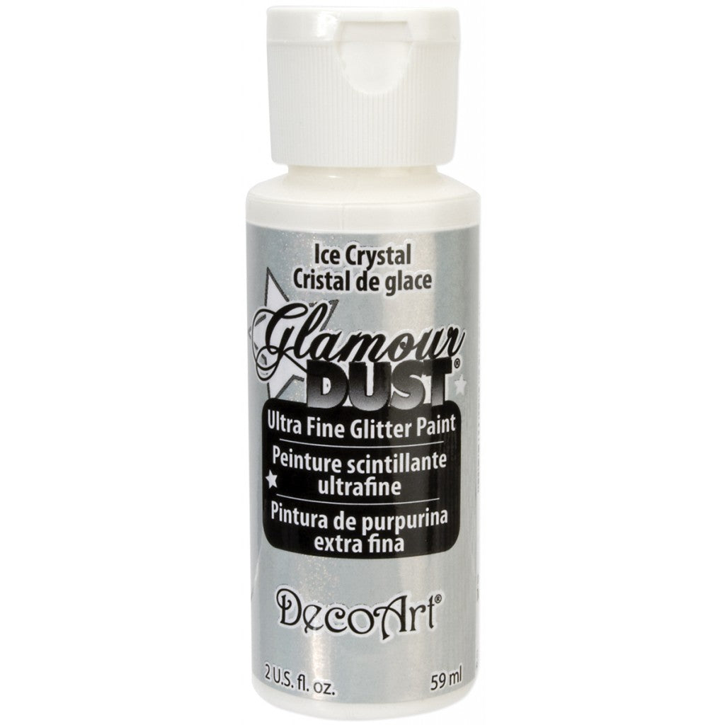 DecoArt - Glamour Dust Glitter Paint 59ml - Ice Crystal