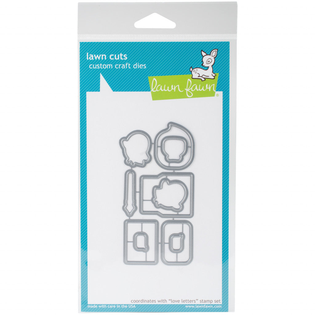 Lawn Cuts Die - Love Letters