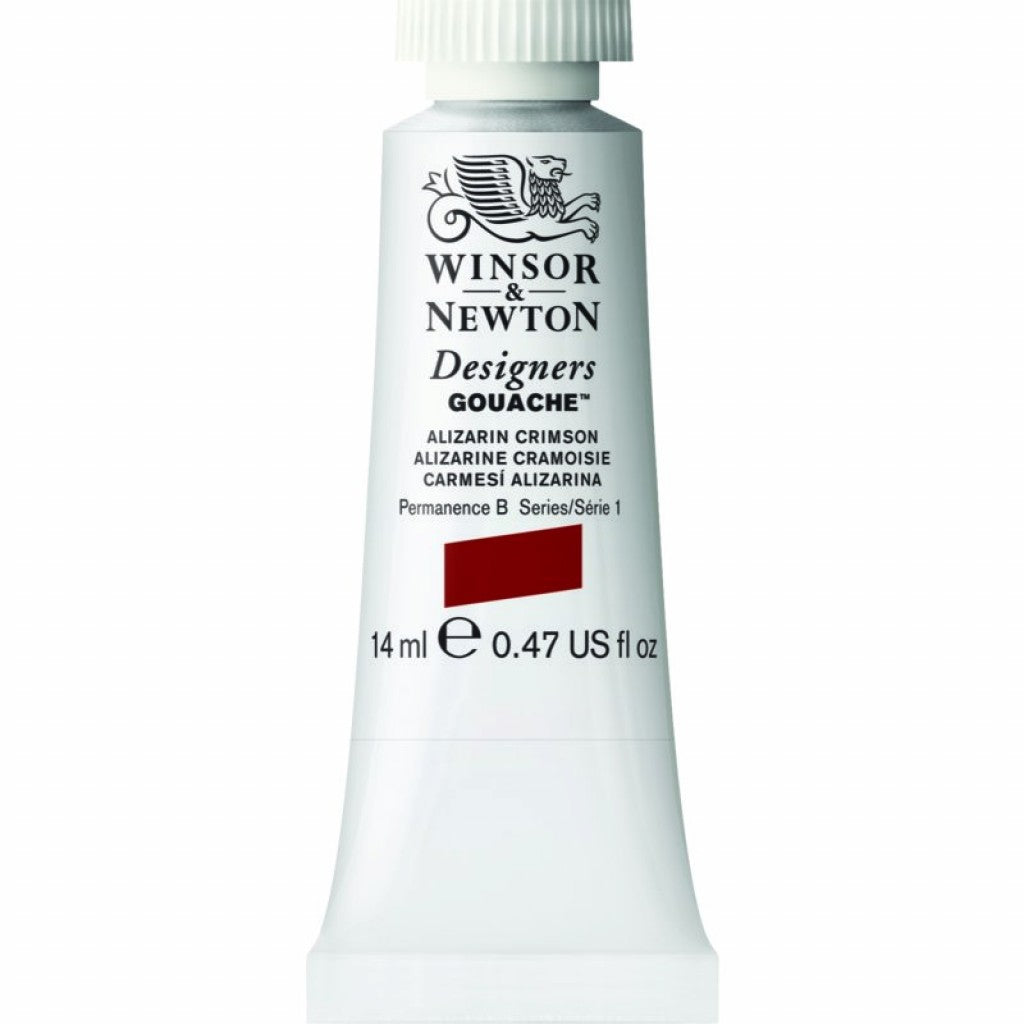W&N - Designers Gouache 14ml - 004 Alizarin Crimson