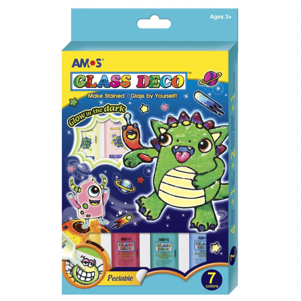 Vindusmaling - Glow In The Dar