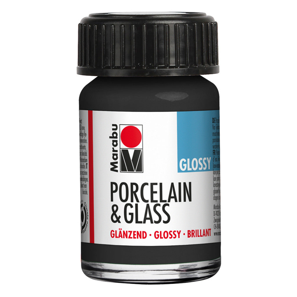 Marabu Porcelain & Glass Blank 15ml - 073 Sort