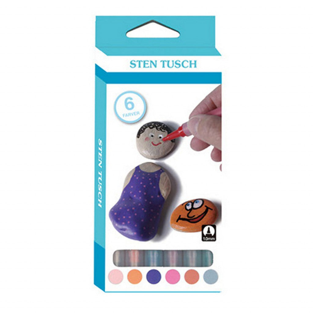 Steintusj - Warm Colors 6-sett