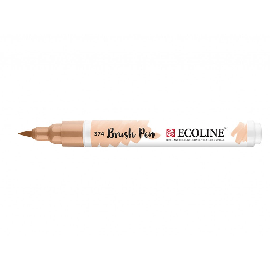 Talens Ecoline Brush Pen - 374 Pink Beige