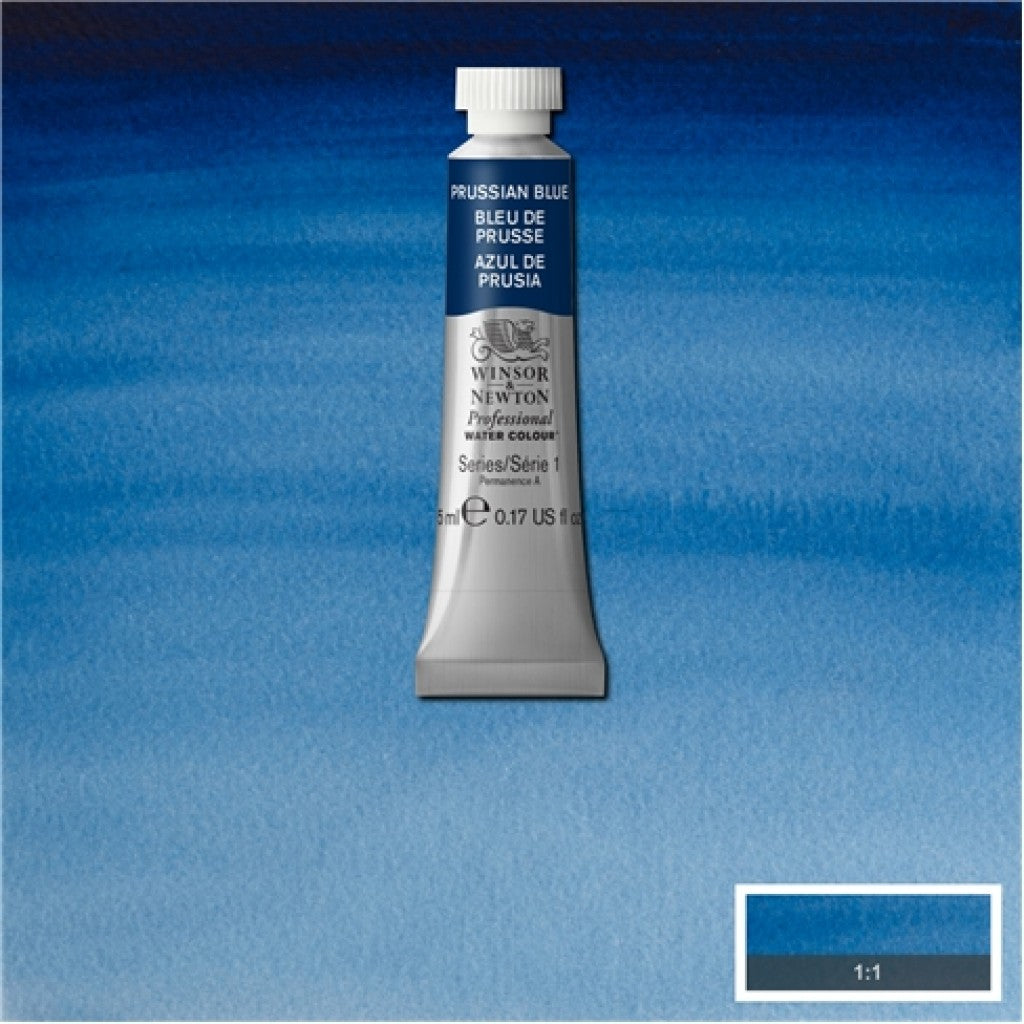 W&N - Artists Water Colour 5ml - 538 Prussian Blue