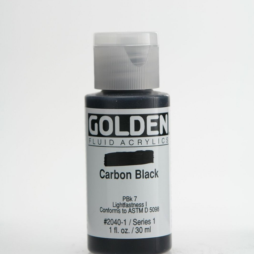 Golden - Fluid 30ml - 2040-1 Carbon Black