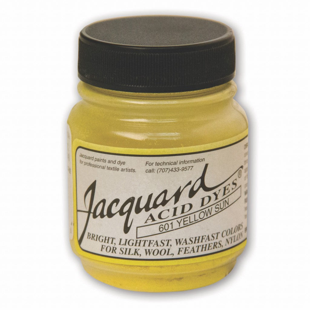 Jacquard Acid Dyes (Syrefarger), 14g - Yellow Sun