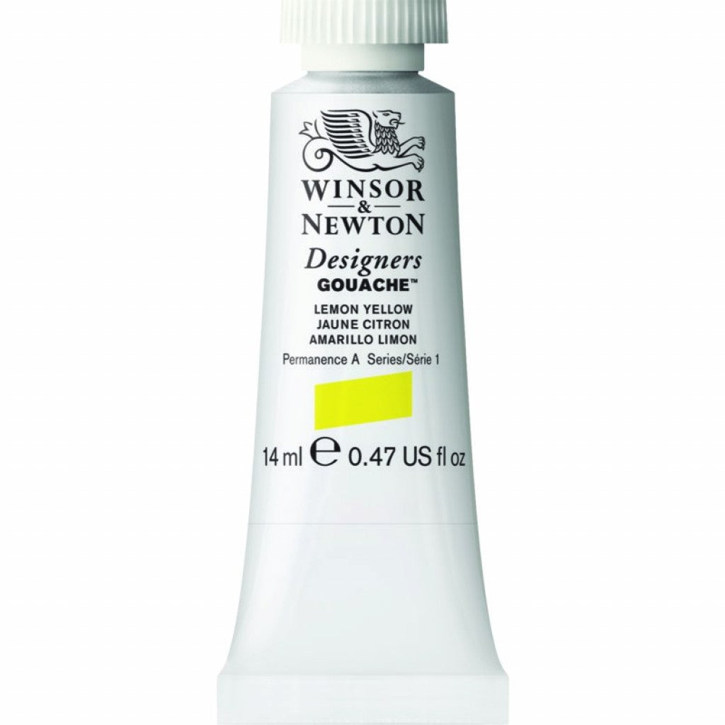 W&N - Designers Gouache 14ml - 345 Lemon Yellow