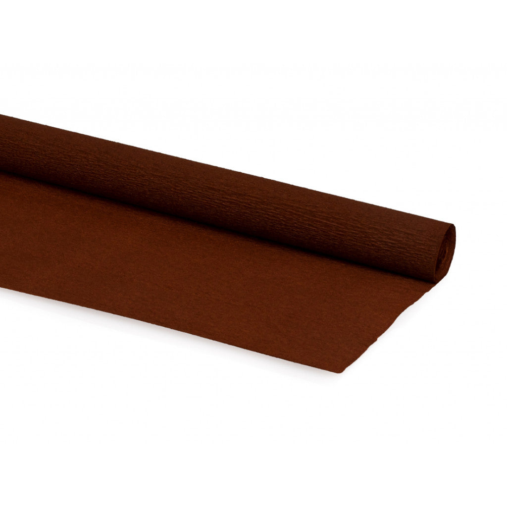 Sadipal Kreppapir S - 50x250cm 32g/m - Mørk brun