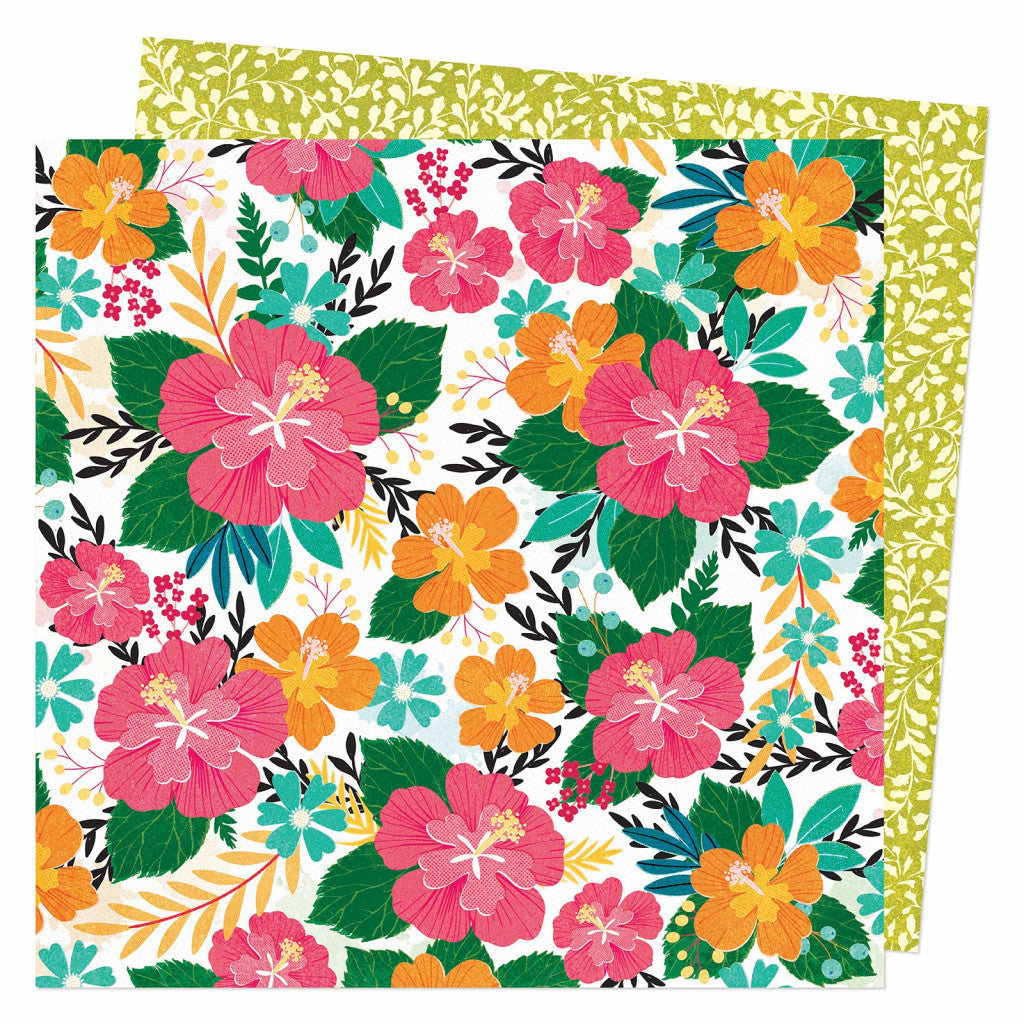 Vicki Boutin Where To Next Double-Sided Cardstock 12"X12"-Tropical Garden