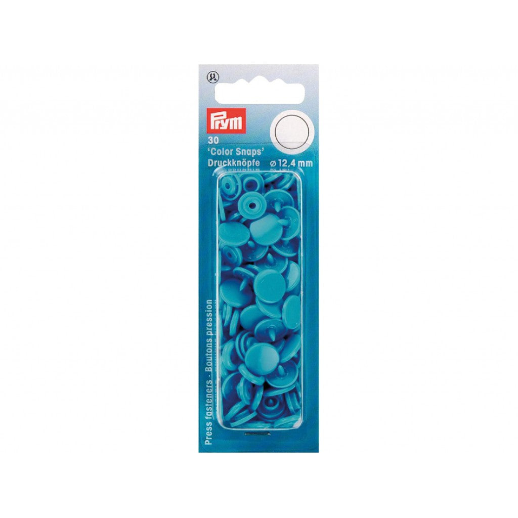Prym Non-sew Color Snaps - Ø12.4 - Stålblå