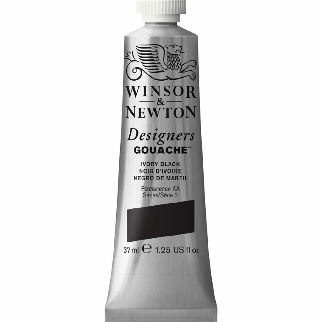 W&N - Designers Gouache 37ml - 331 Ivory Black