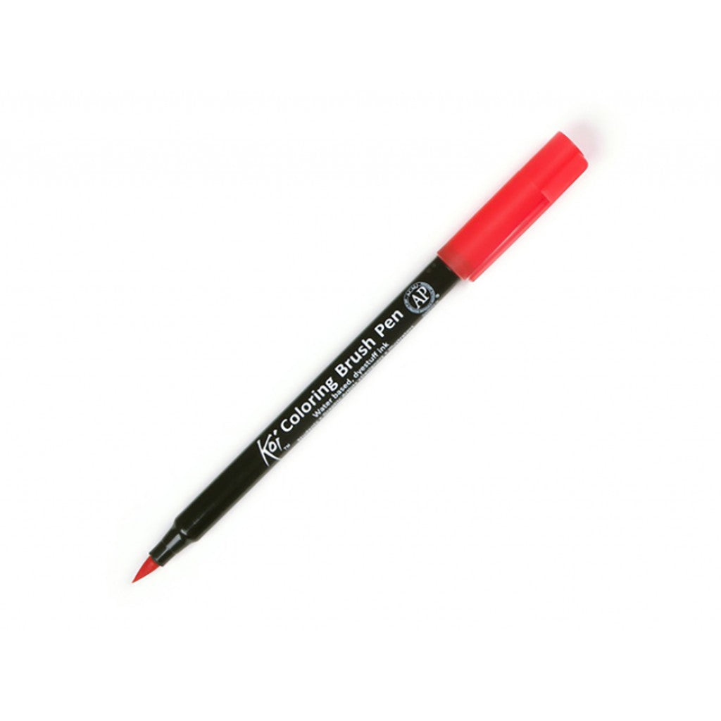 Sakura KOI Colouring Brush Pen - Vermillion #18